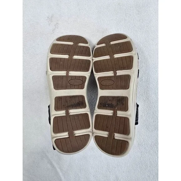 Easy Spirit Black Strappy Comfort Sandals 7M Adjustable Slingback Shoes - Picture 7 of 8